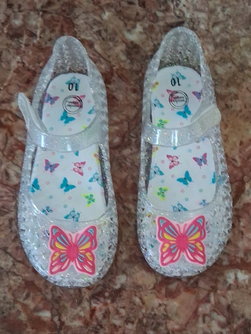 SIZE 10 WONDER NATION JELLY GIRLS SHOE'S